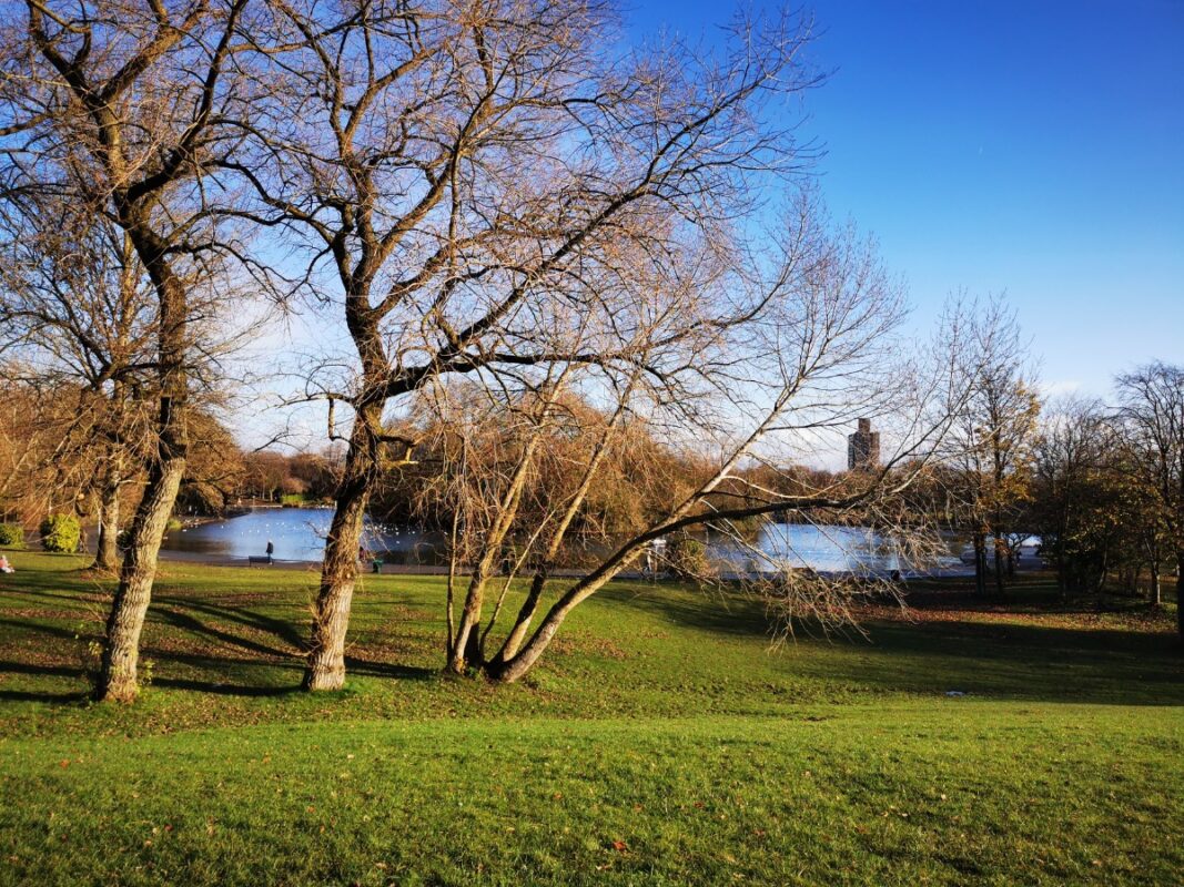 Platt Fields Park in Manchester UK