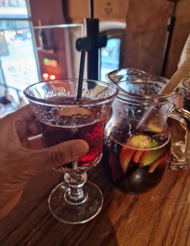 sangria at la vina